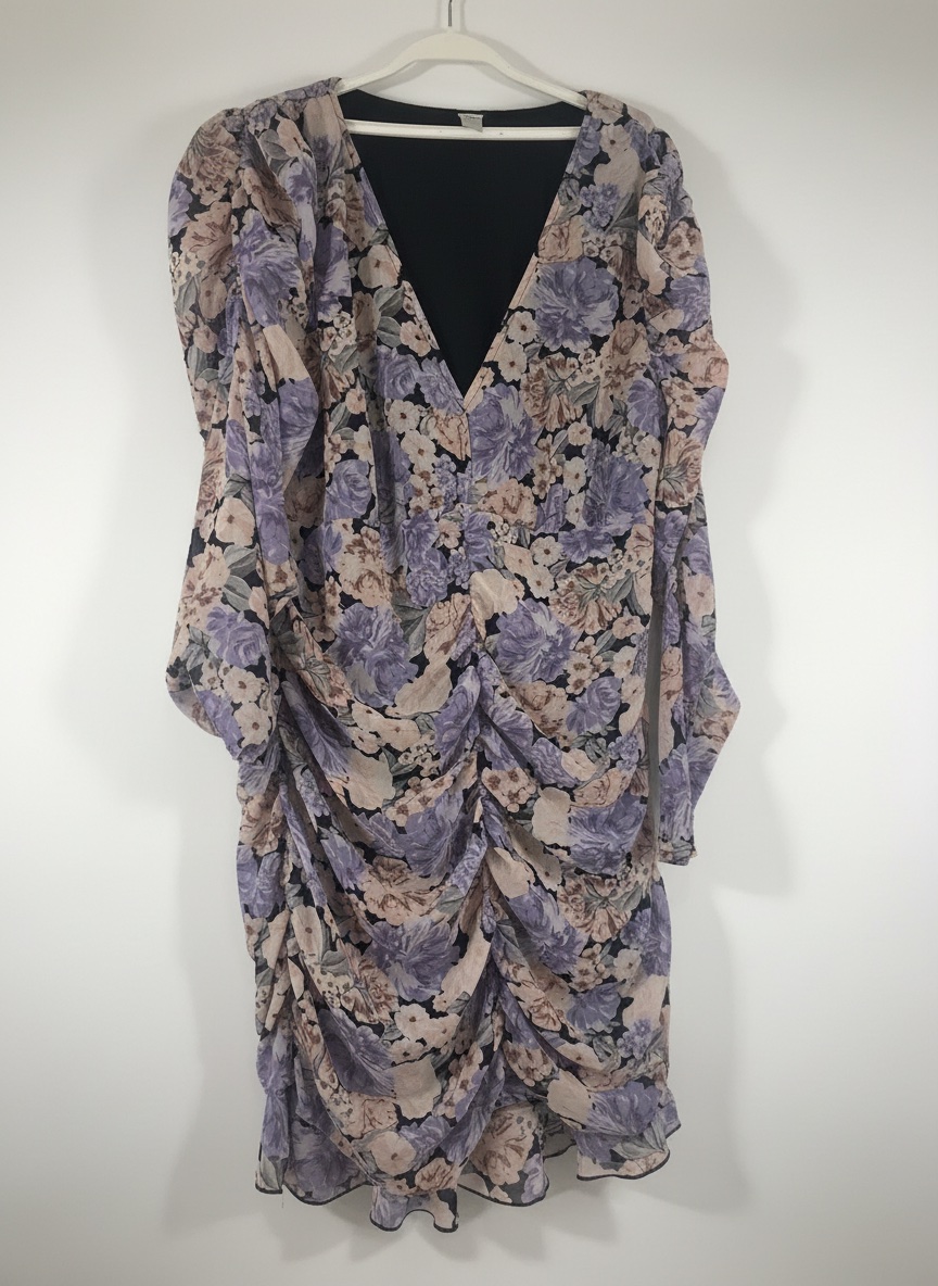 Robe H&M fleurie violette