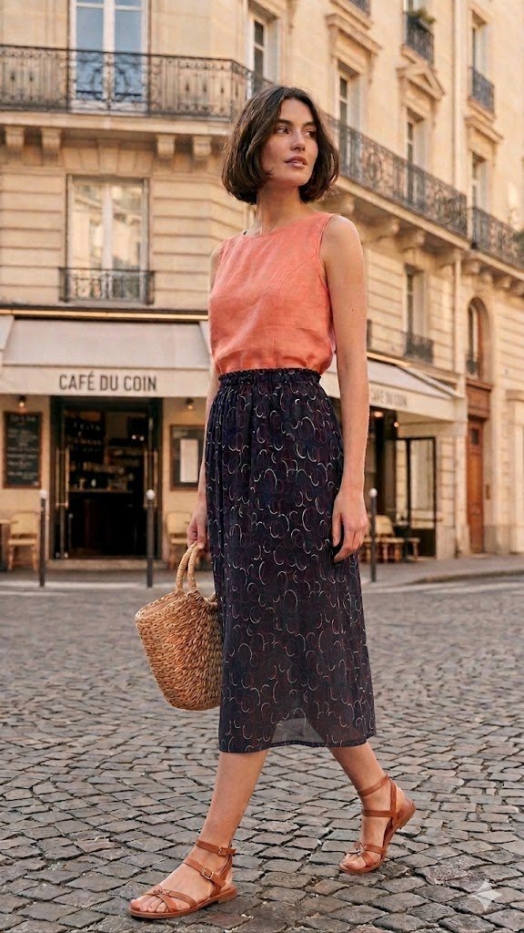 Chemise et jupe 