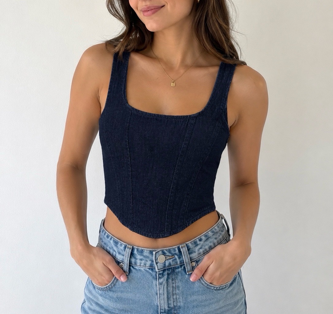 Crop top jean