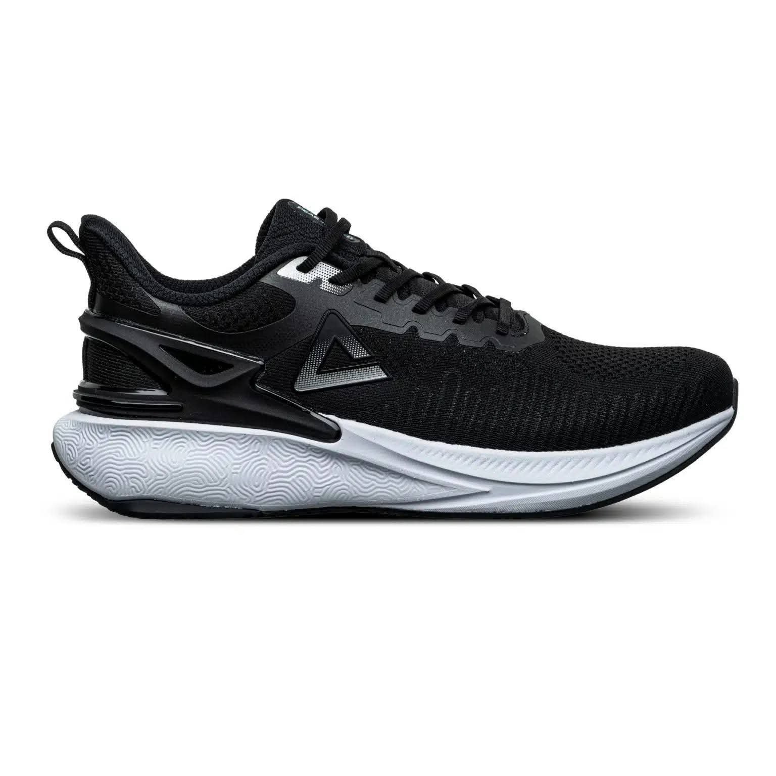 Chaussures de running Peak taichi - Homme - Pointure 45 - Noir et blanc 