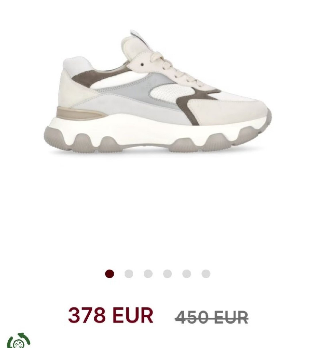 Des espadrilles en cuir et tissu de la marque Hogan authentique bien sûr 🥰