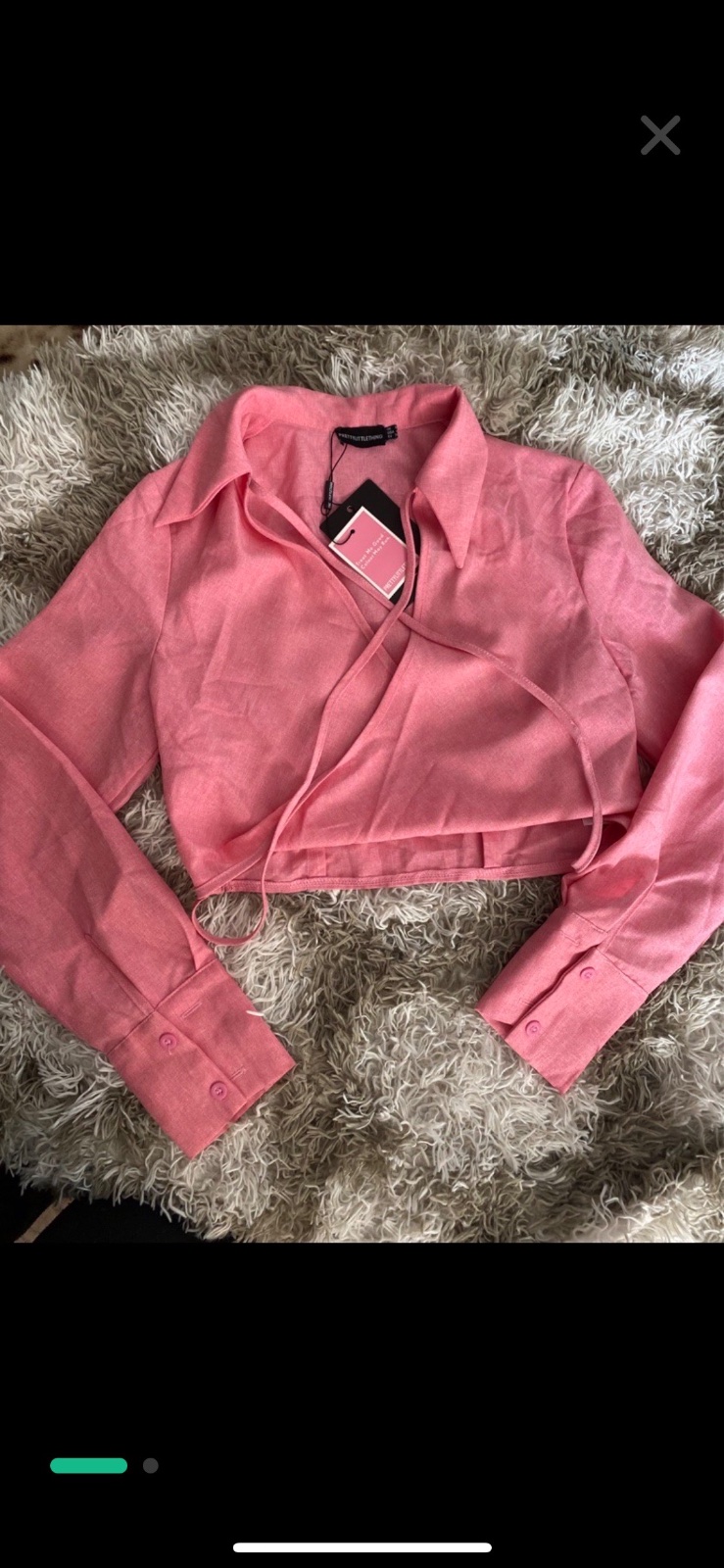 Chemise rose