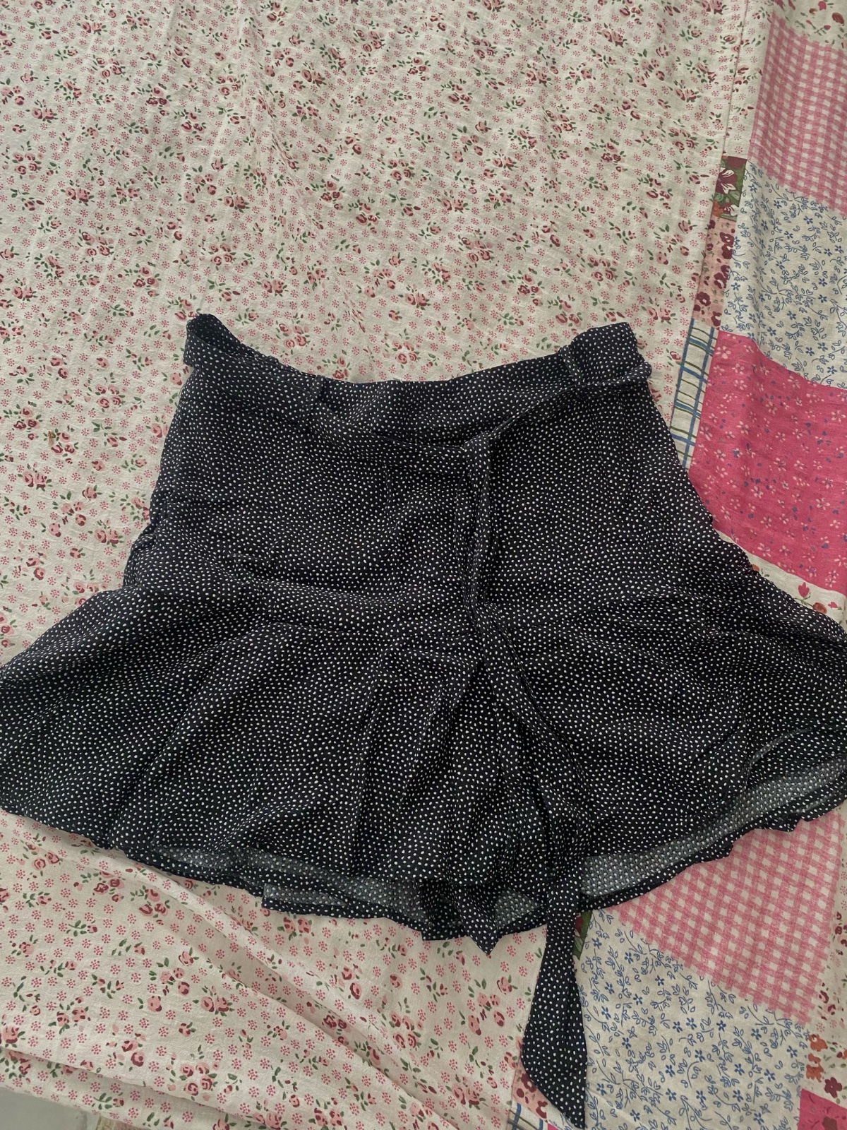 Jupe short polka ZARA