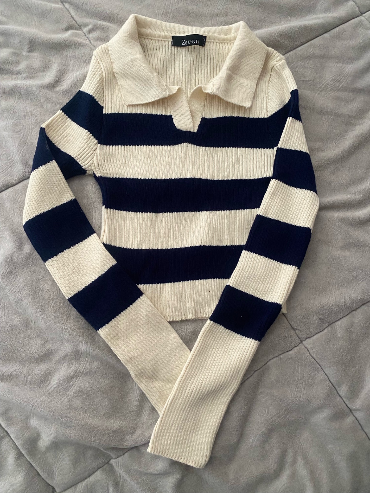 Pull rayé
