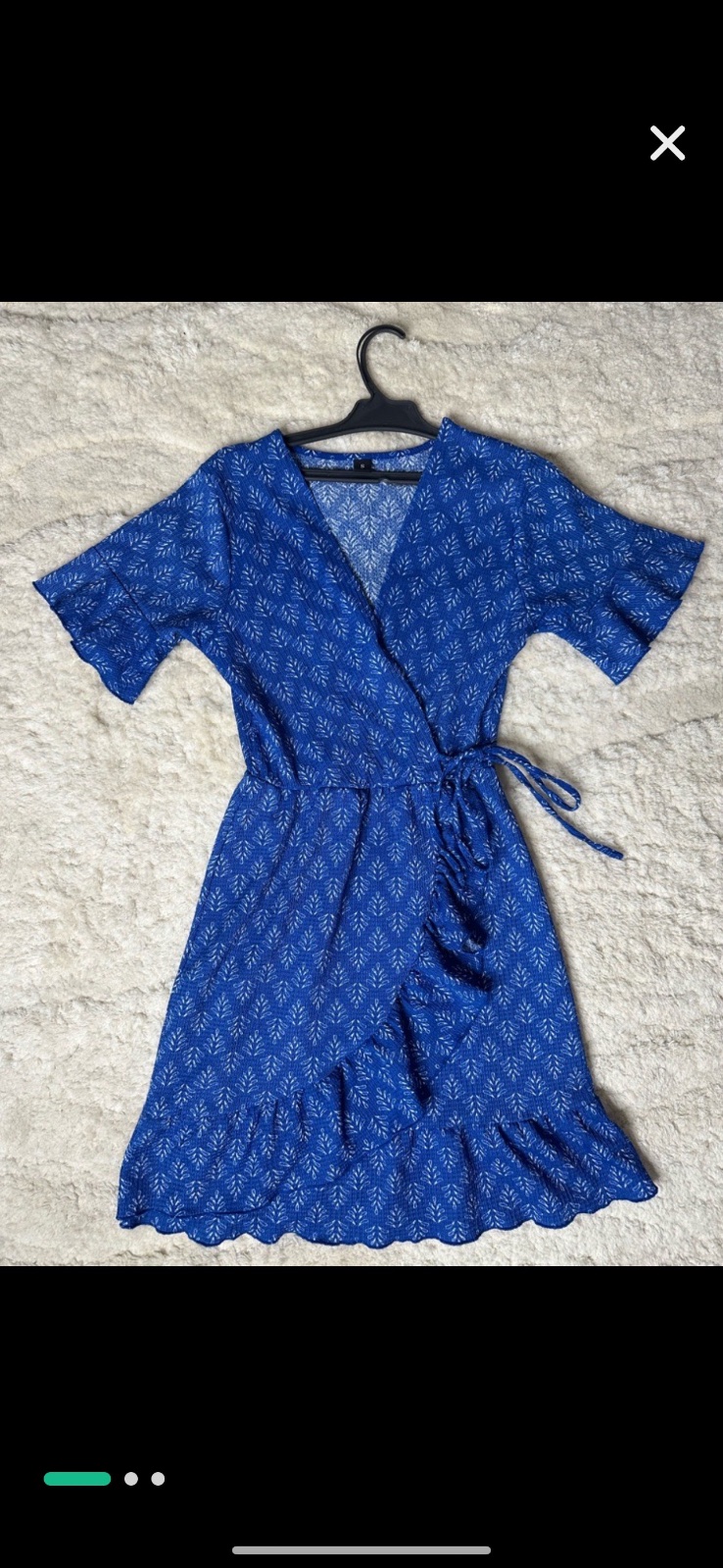 Robe d'été bleu taille S