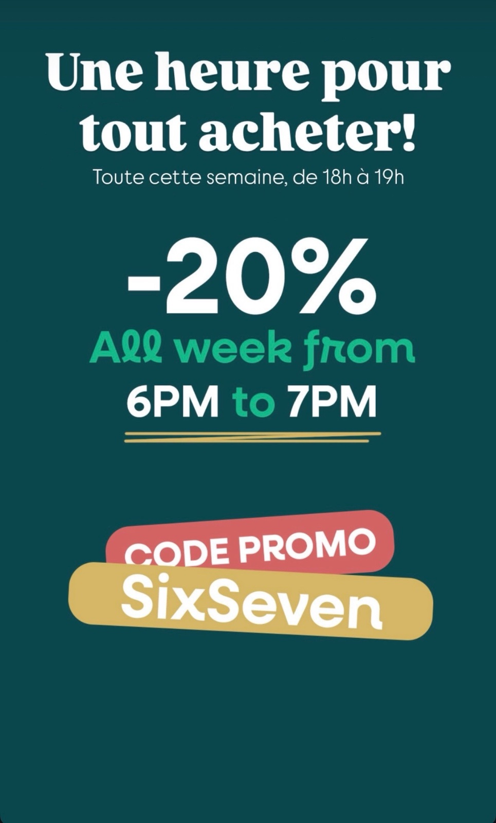 Profitez 🥳🥳🥳