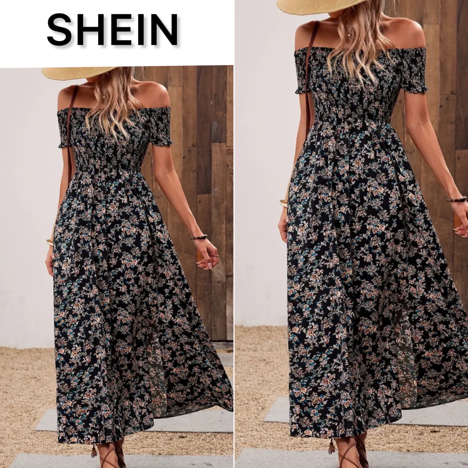 Robe d'été imprimée taille S à fente 