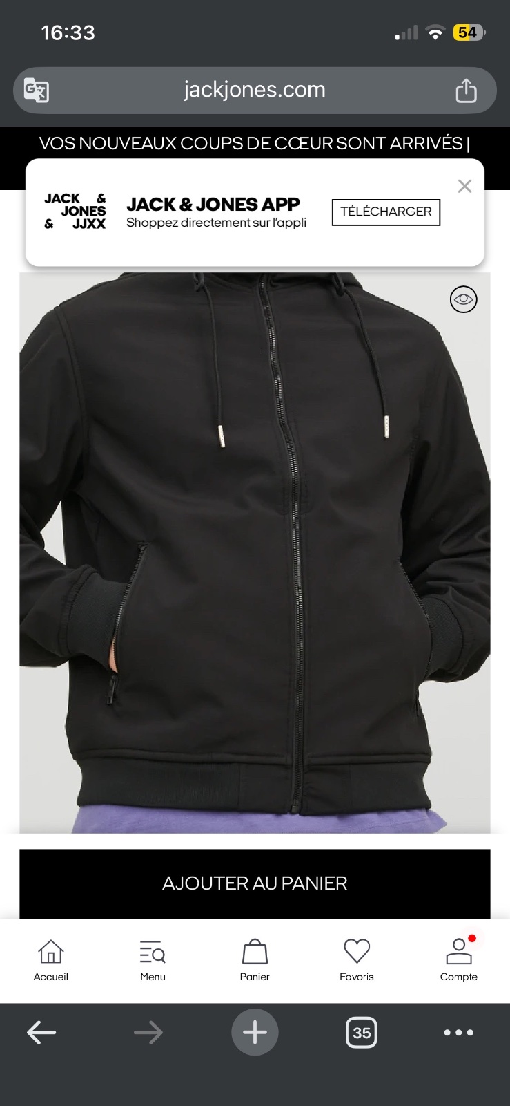 Veste capuche Jack and jones 