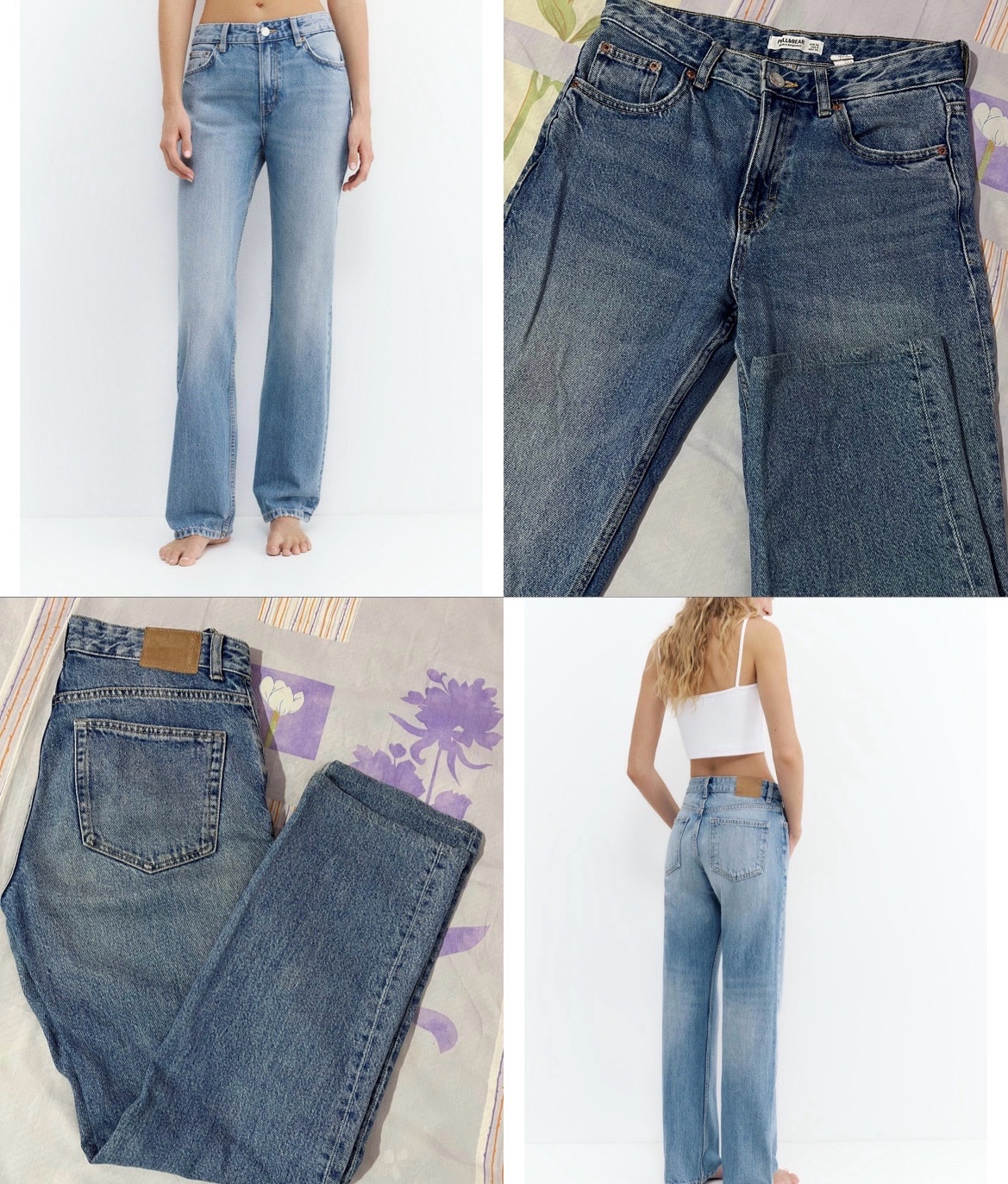 Jean droit bleu foncé Pull & Bear – Très bon état