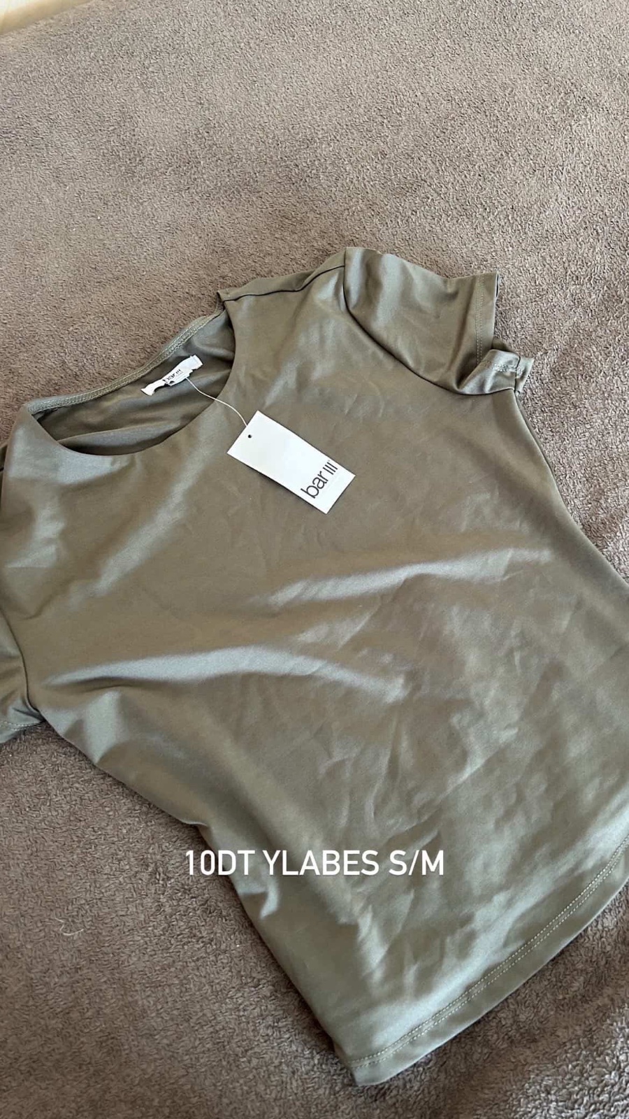 Top vert militaire