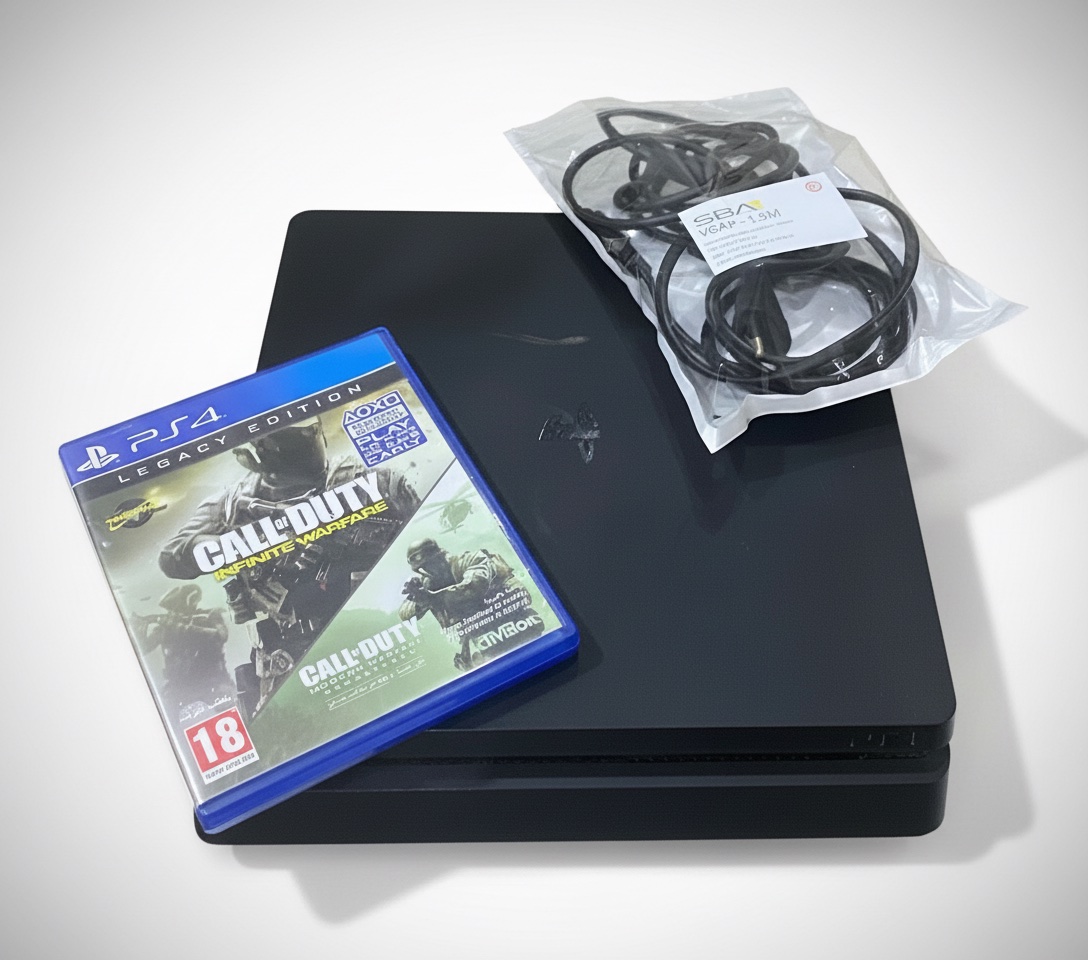 Play station 4 lil bi3 m3aha 2 manet w CD ( call of duty infinite warfare / Fifa 2023) version system 13.52