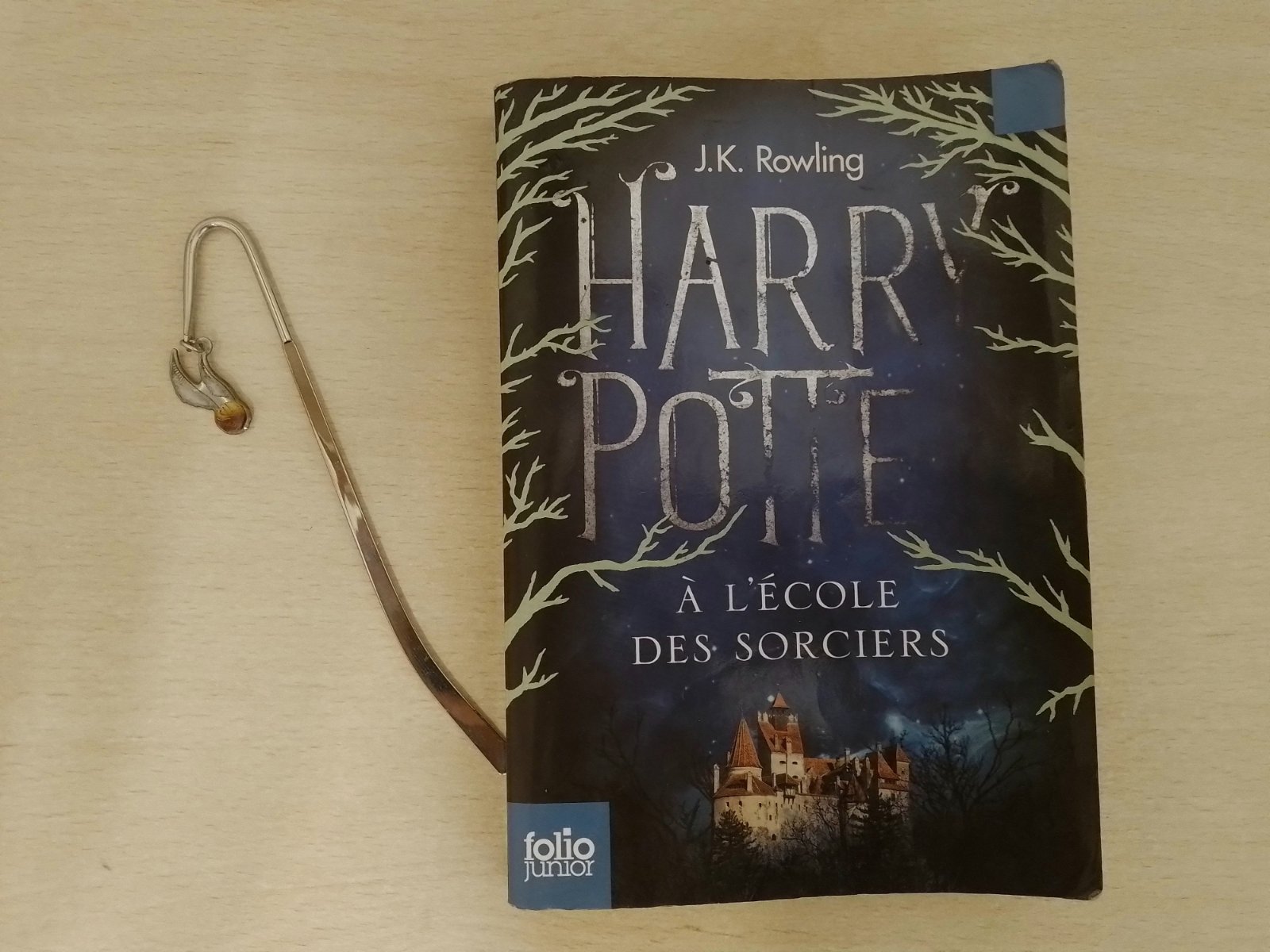 Livre "Harry Potter " tome 1 + Bookmark 
