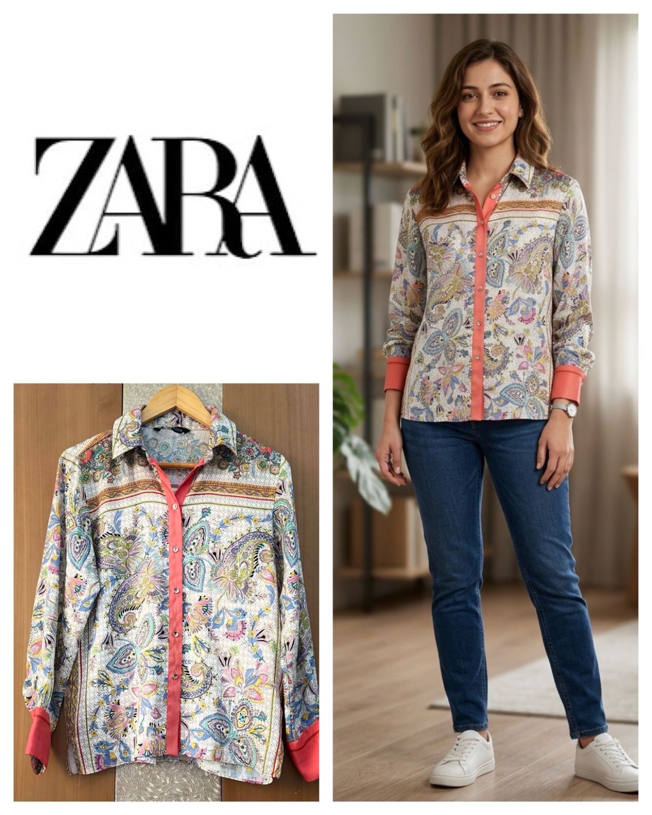 Zara Women's Multi Blouse