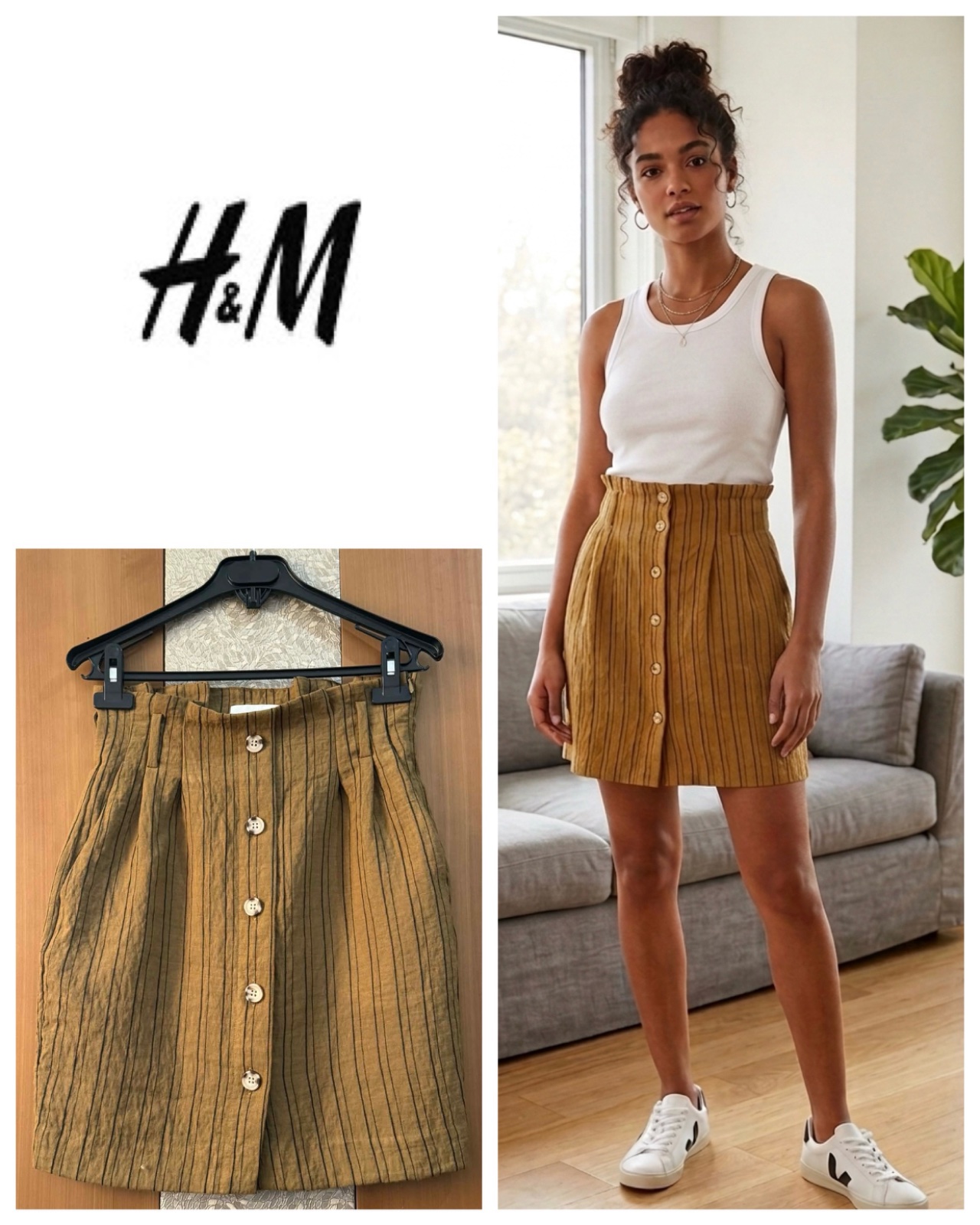 H&M Paperbag Skirt