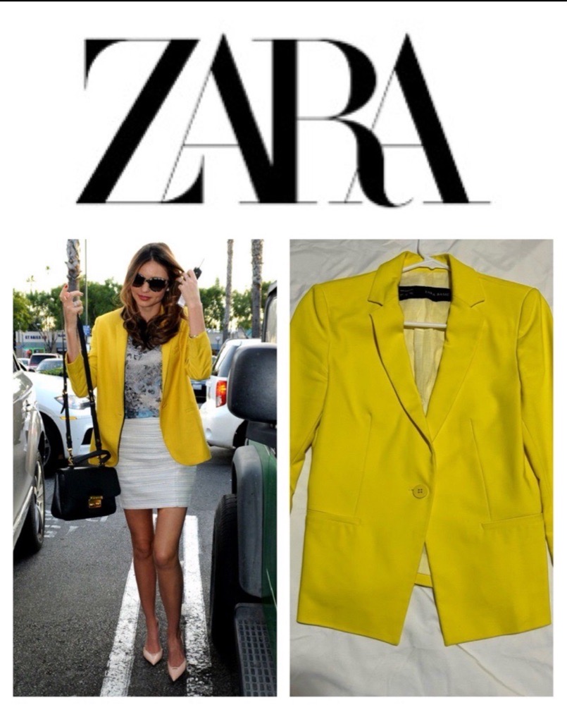 Blazer trés chic la marque Zara 💛