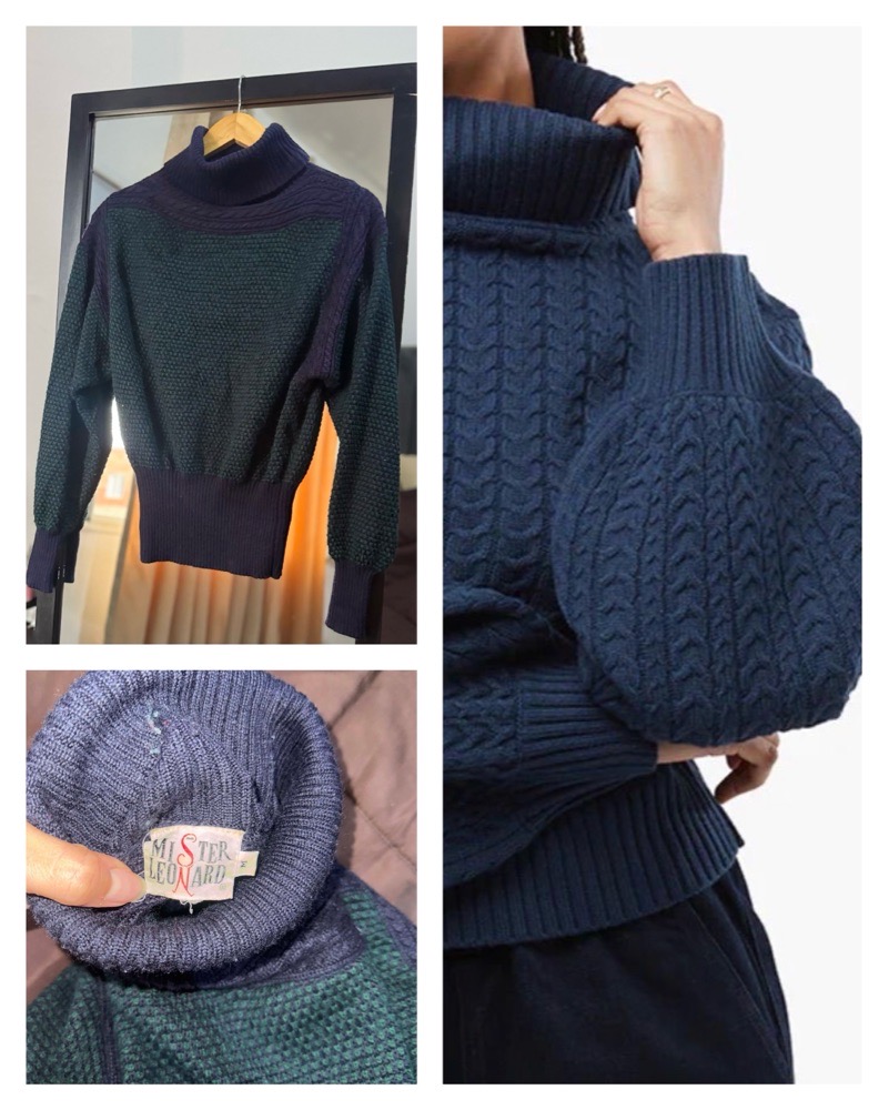 Misterleonard long sleeve sweater taille M