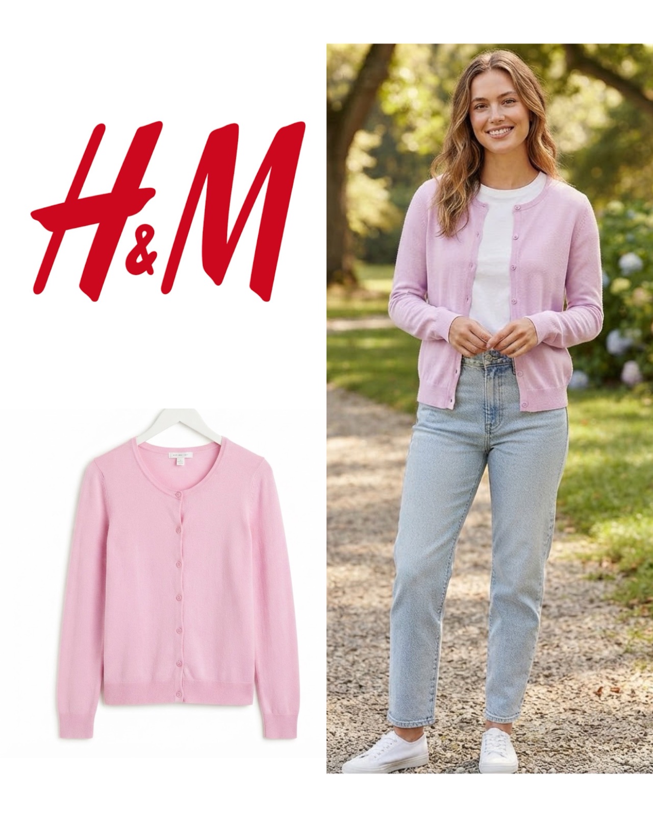 H & M cardigan sweater 🌸