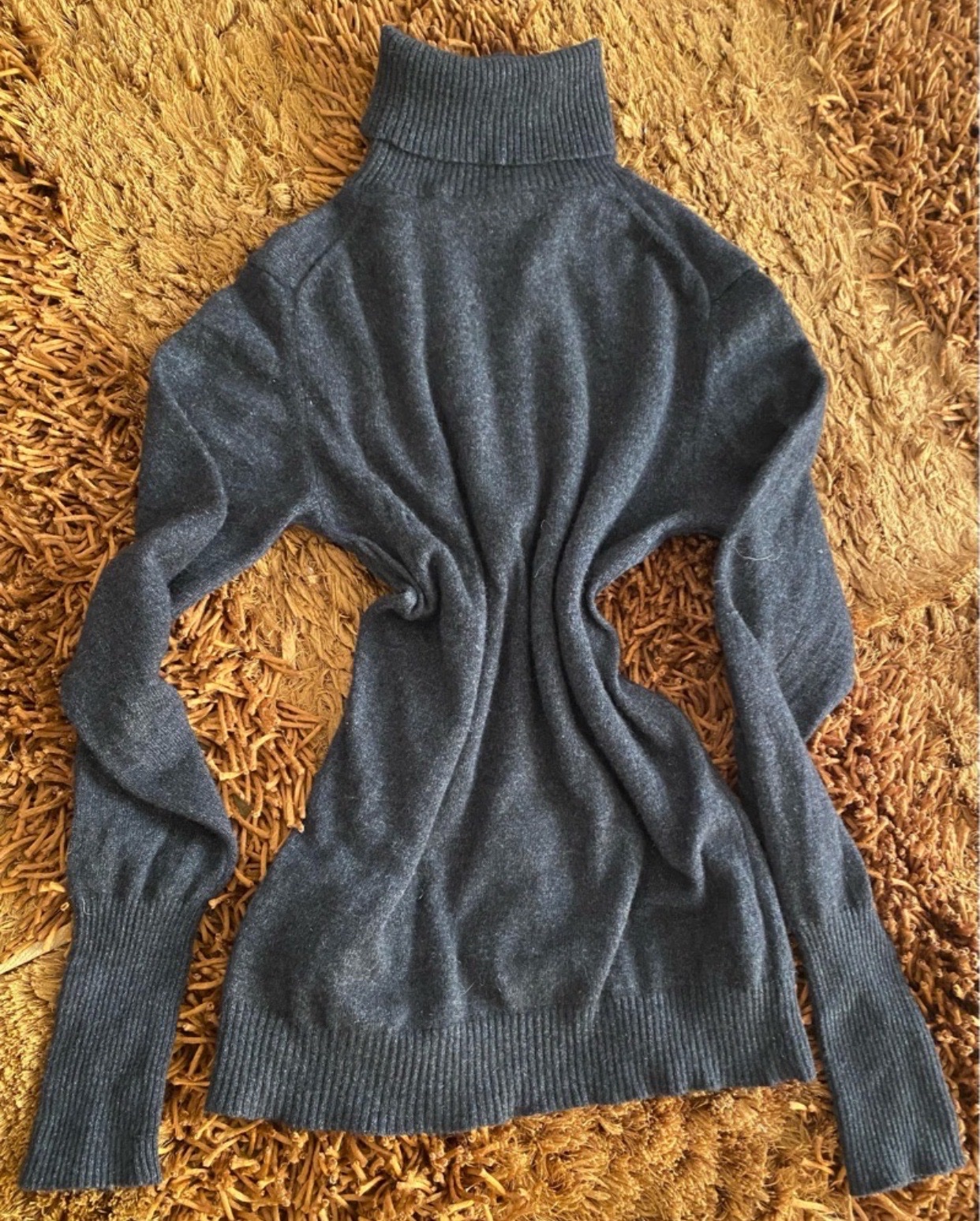 Pull col roulé pour femme en laine