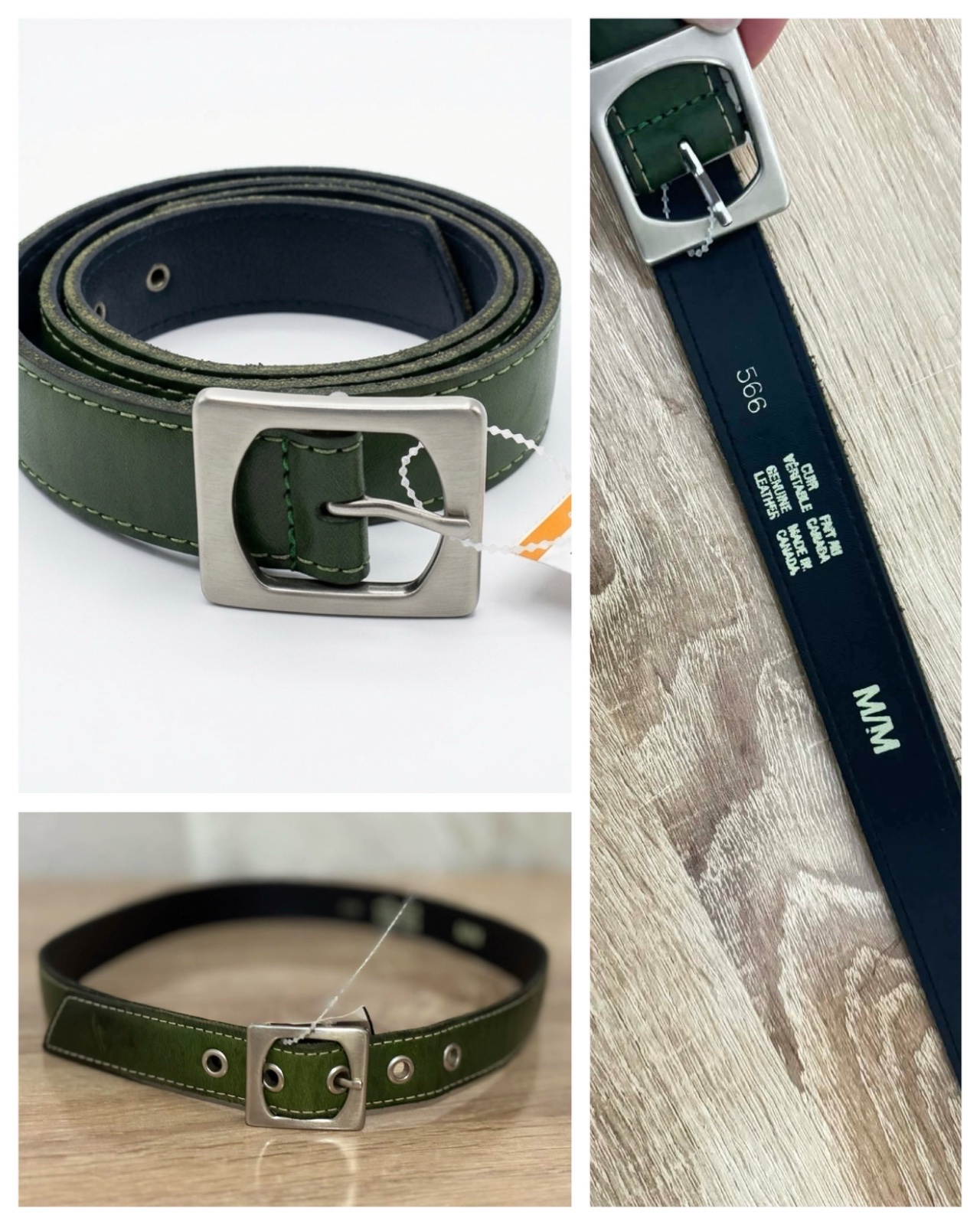 Ceinture neuve avec etiquette en veritable cuir 