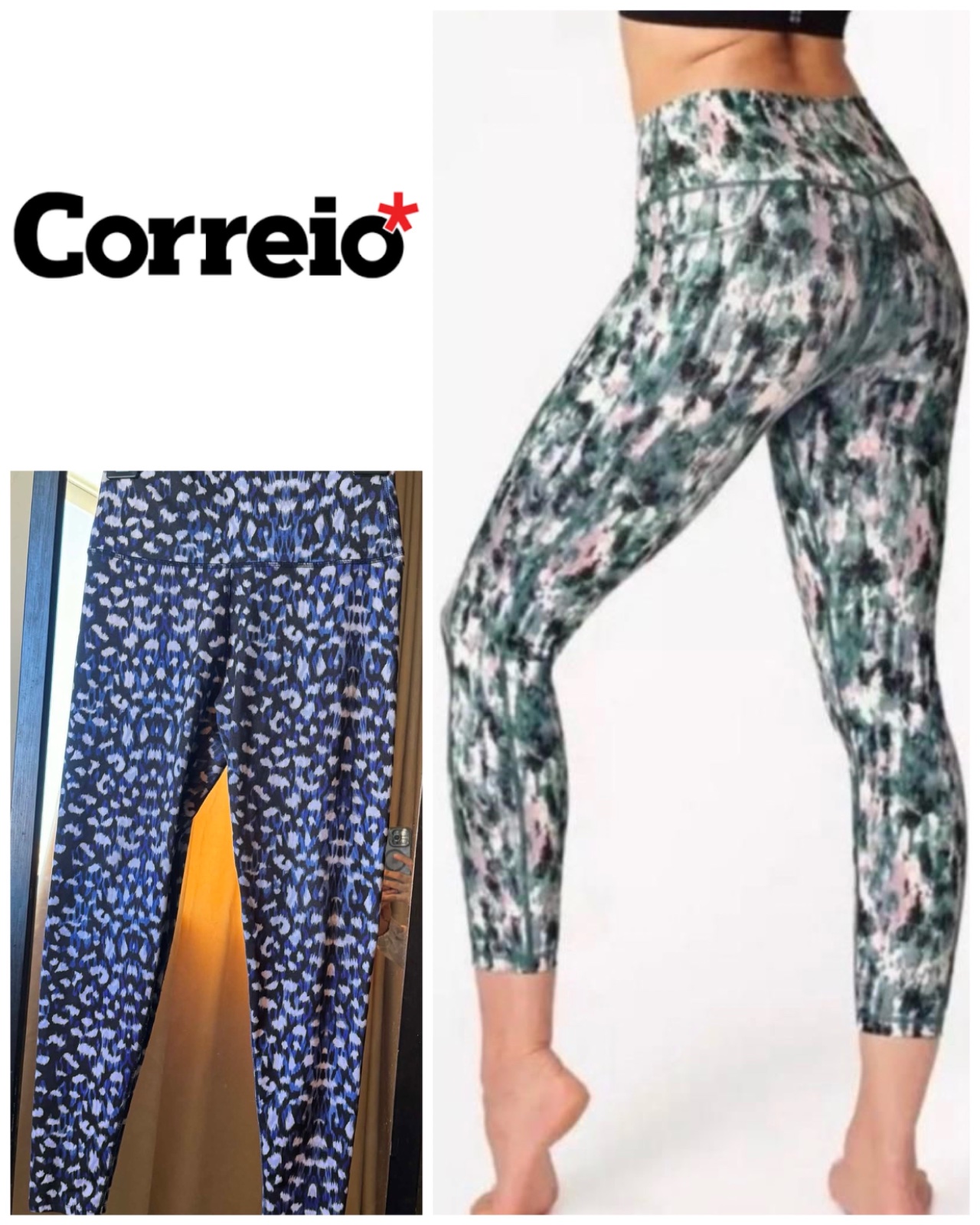 Coreio Abstract Patterned Leggings
