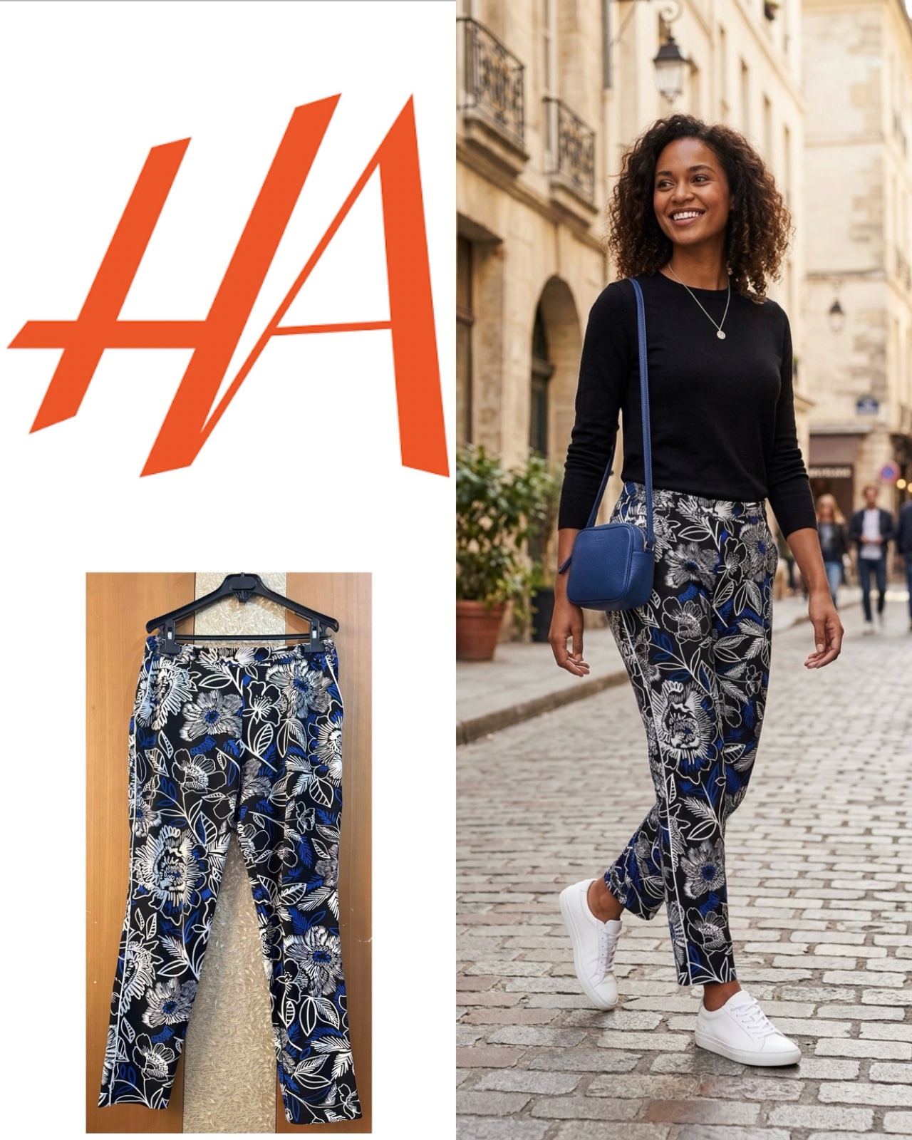 HA Floral Print Pants
