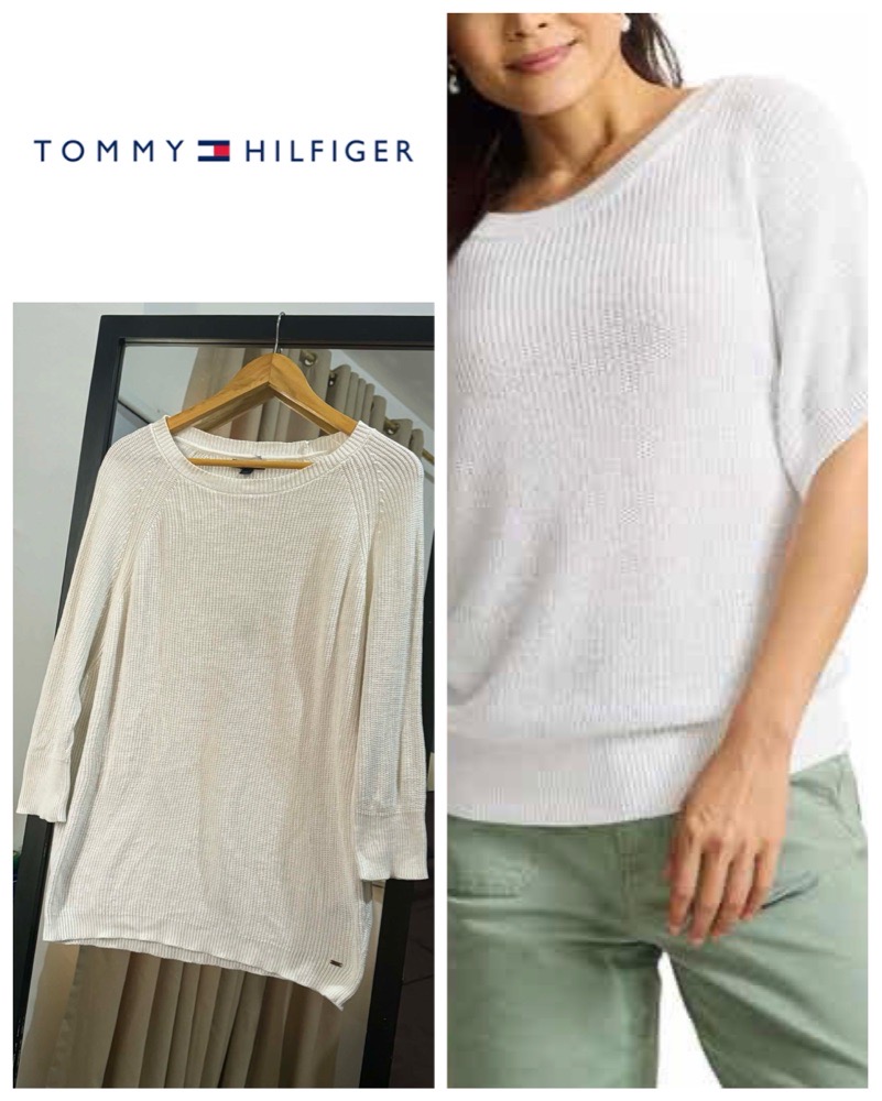 Tommy Hilfiger Cotton Sleeve Sweaters for Women