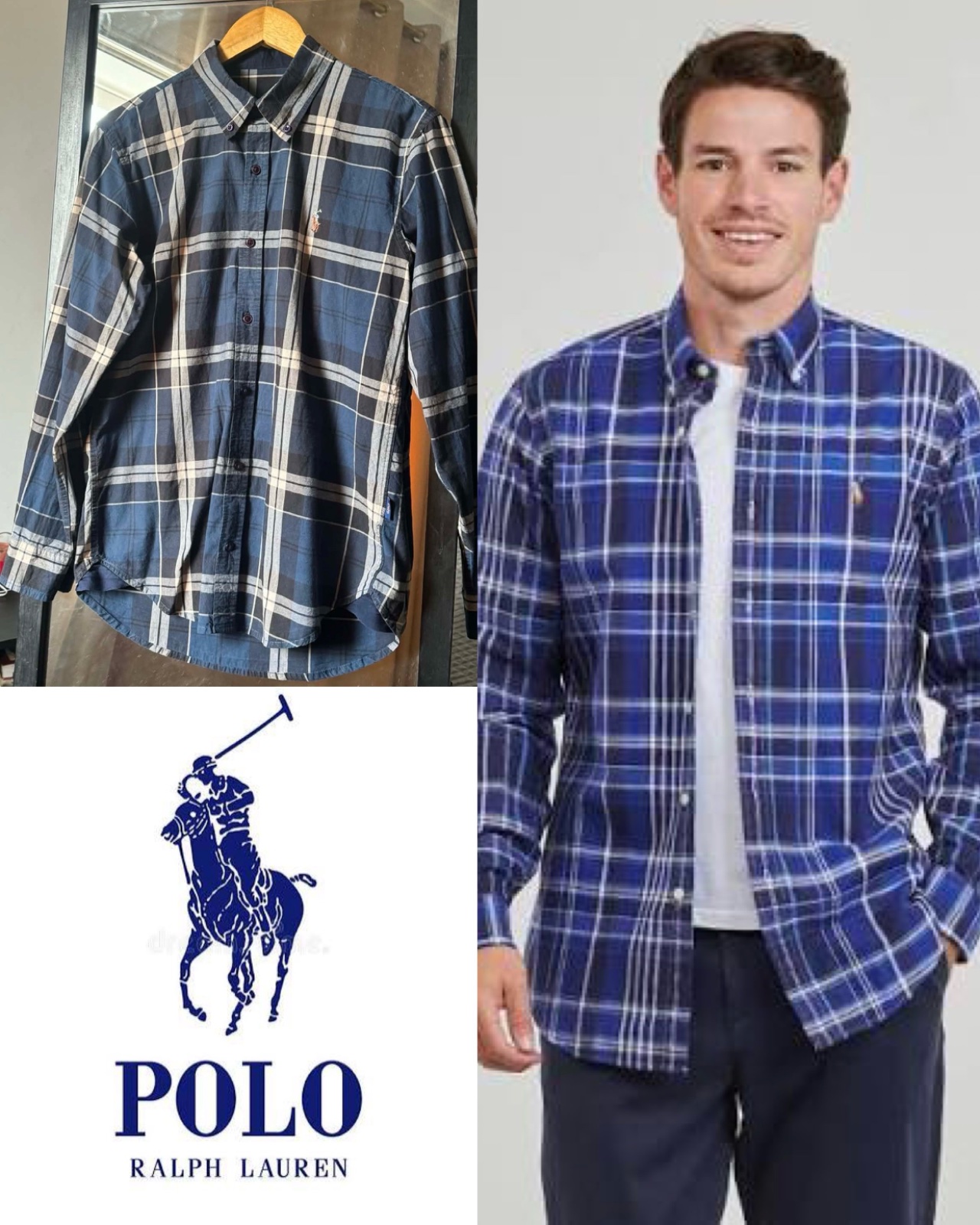 POLO RALPH LAUREN CHEMISE COUPE DROITE AUTHENTIQUE