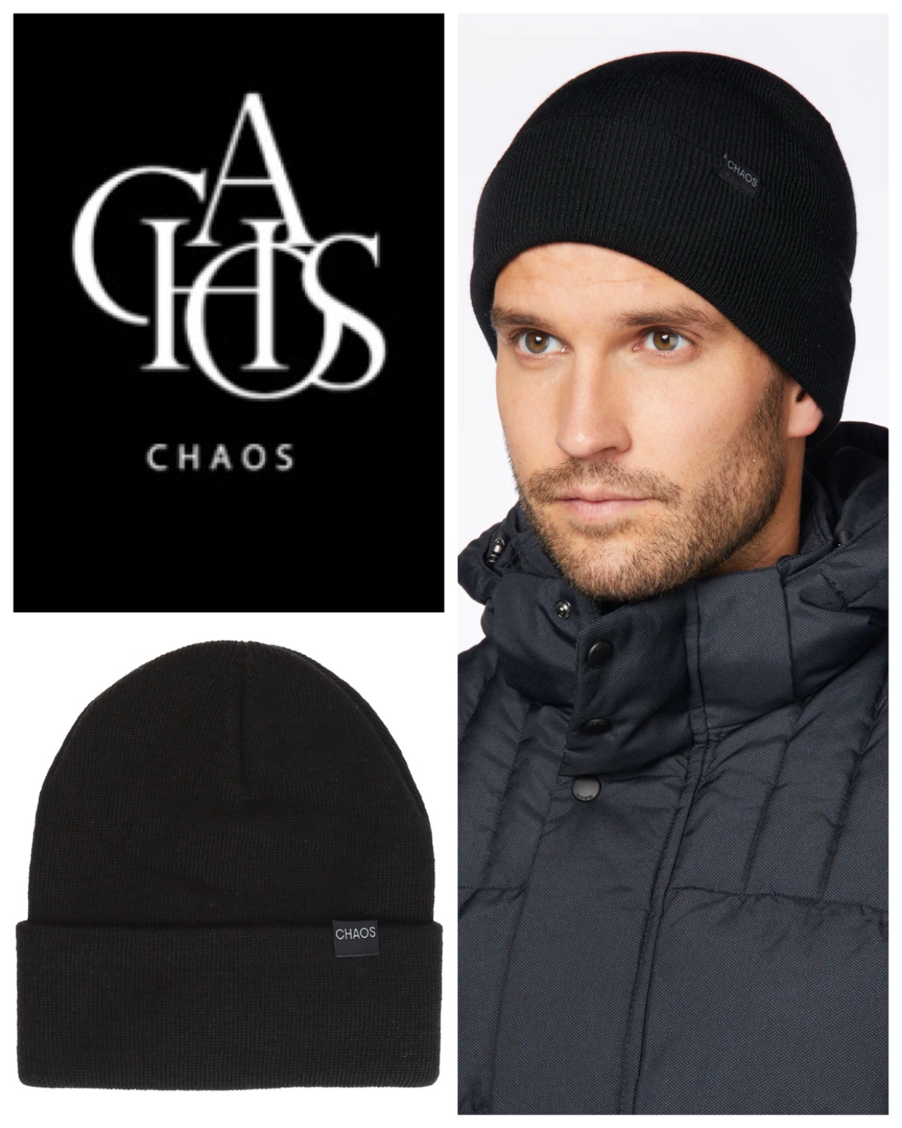 Chaos Tuque Jumbled Merino pour homme