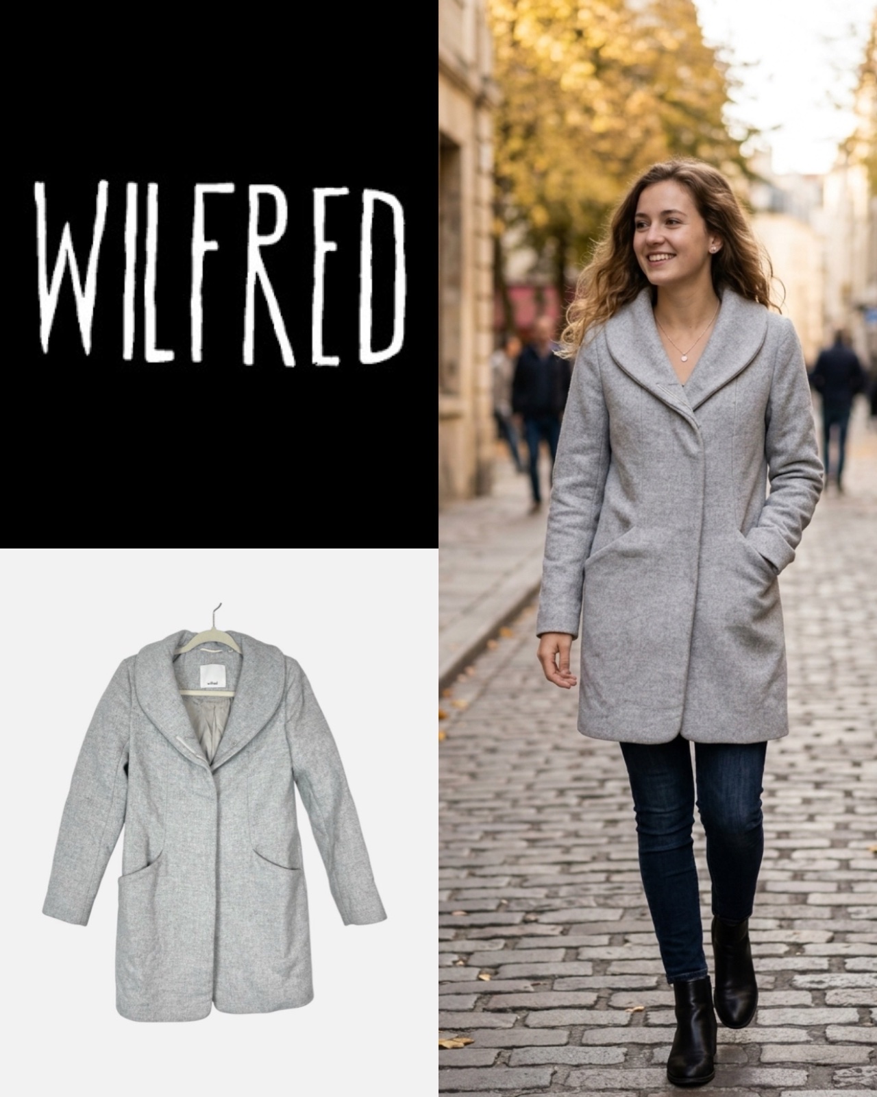 Wilfred Grey The Cocoon Coat