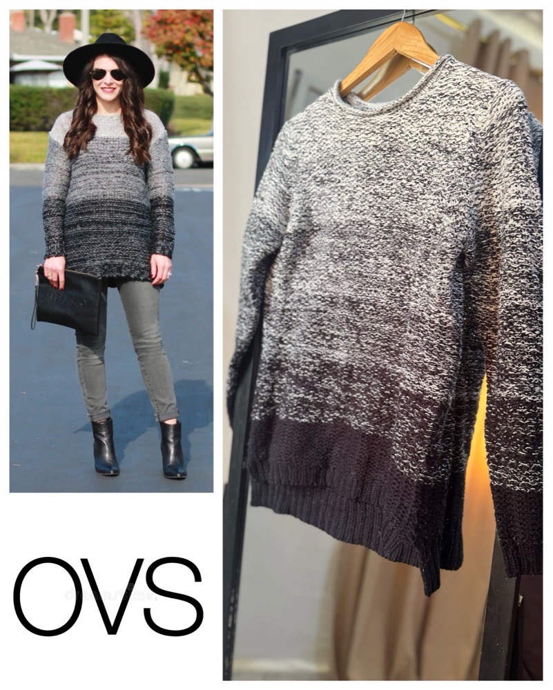 OVS pullover sweater 🤍🩶🖤