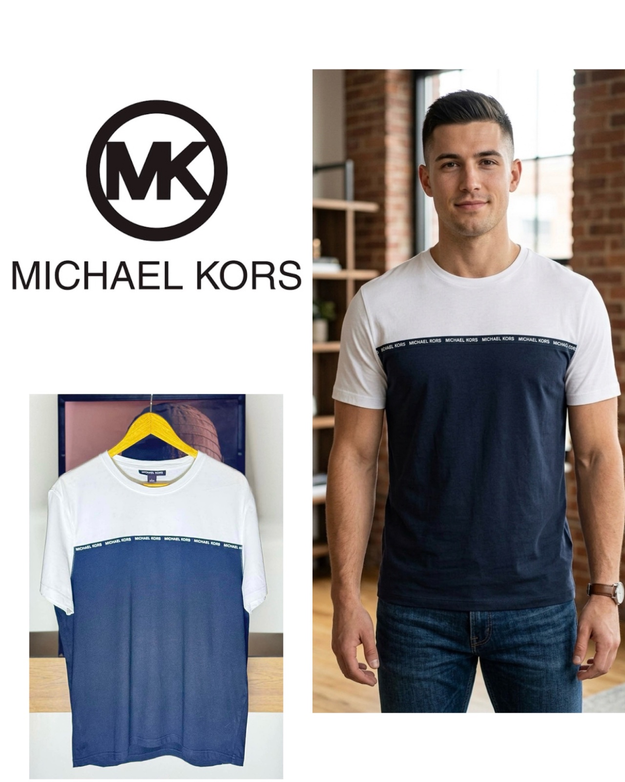 Michael Kors 100% Cotton Top L