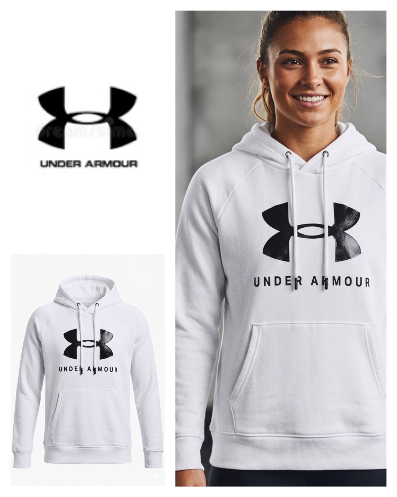 Under Armour Classic White Sweatshirt