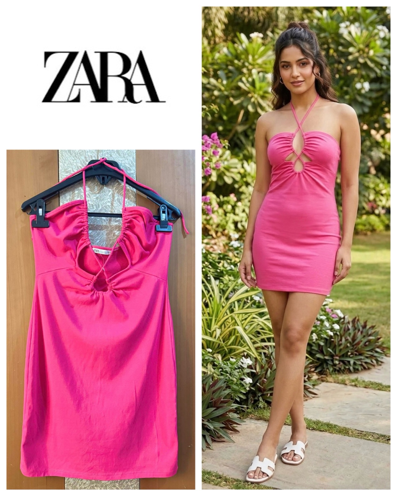 Zara Women's Pink Dress