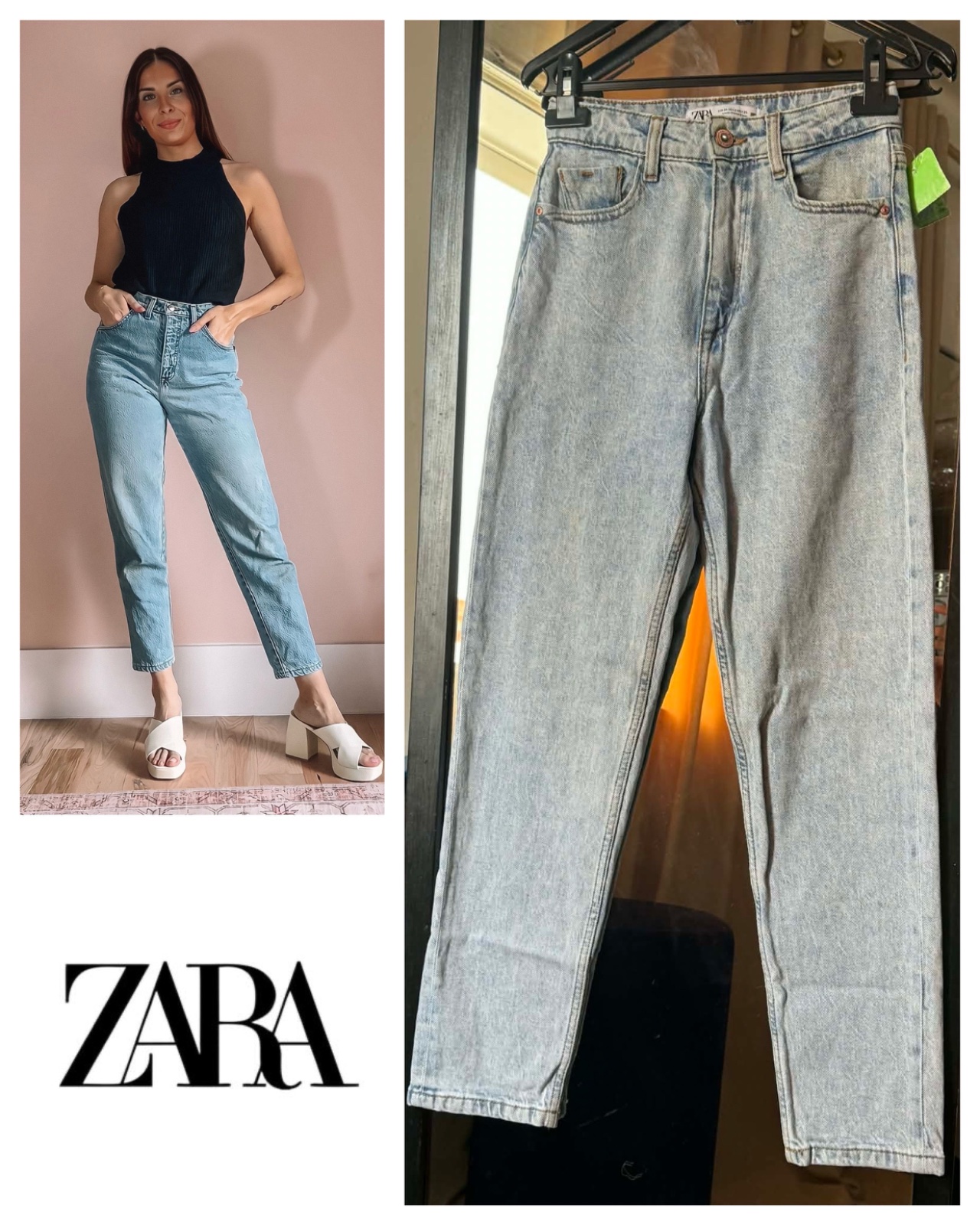 Zara Light Blue Denim Jeans