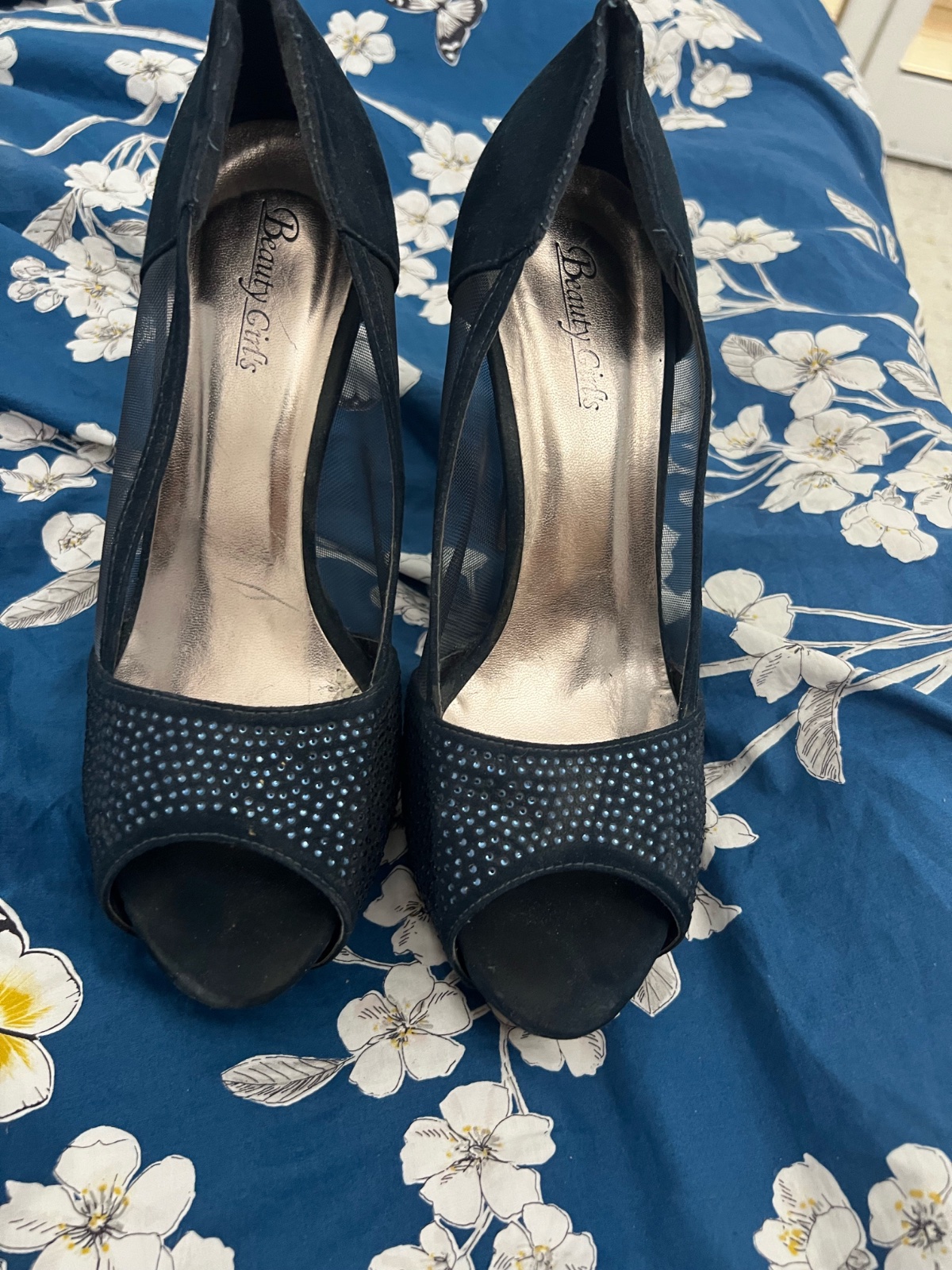 Chaussures talon bleu marine 💙