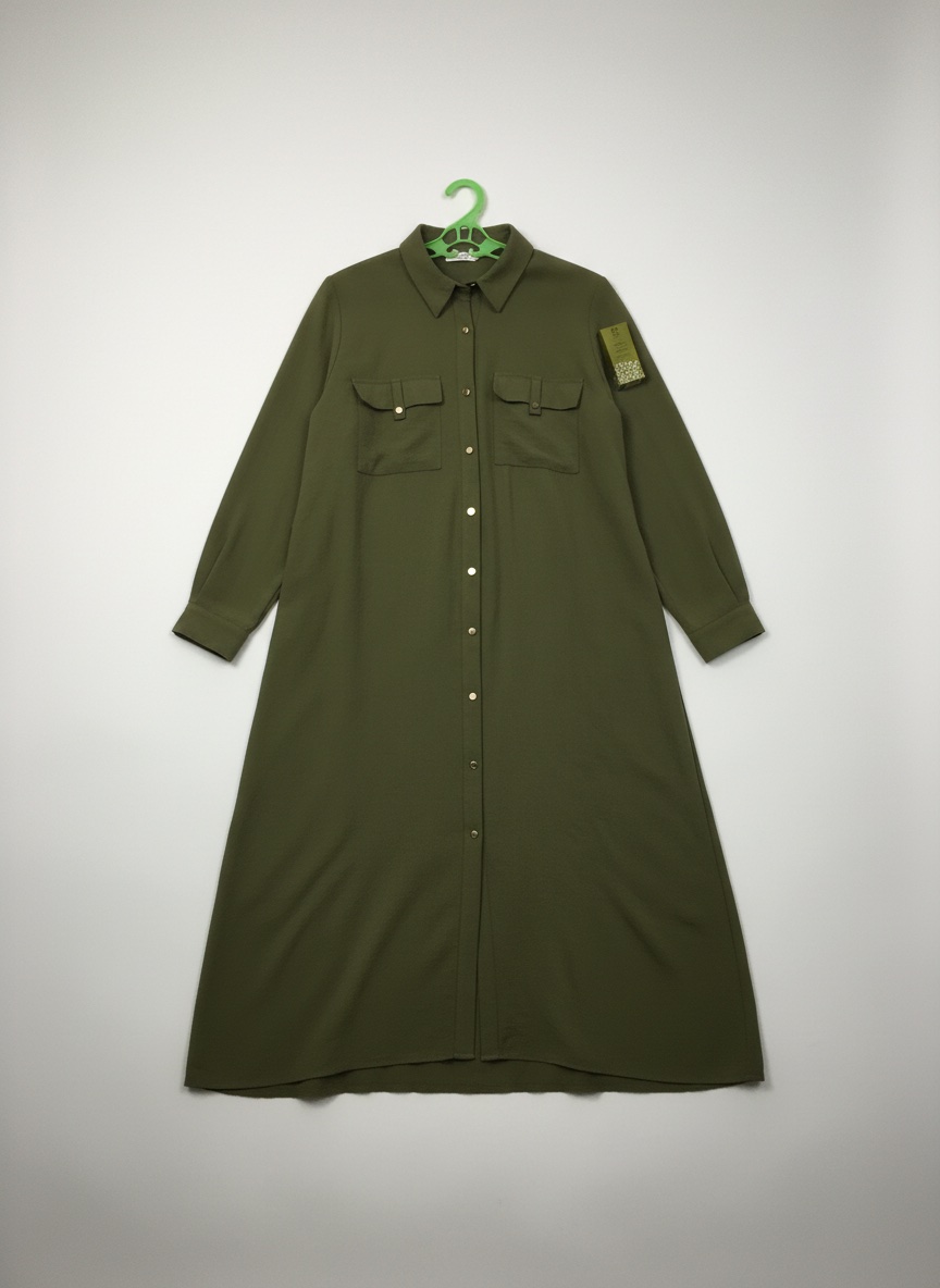 Robe vert longe