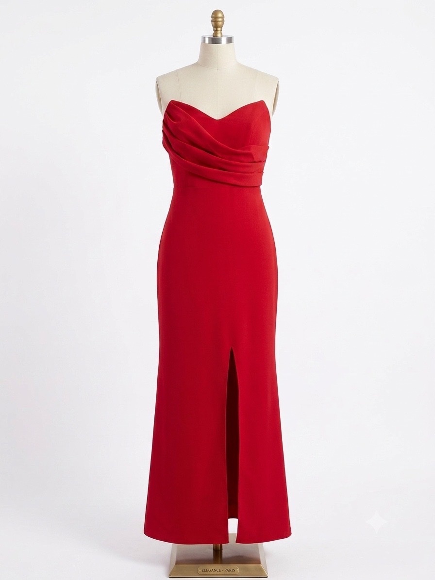 Robe Rouge sans manches