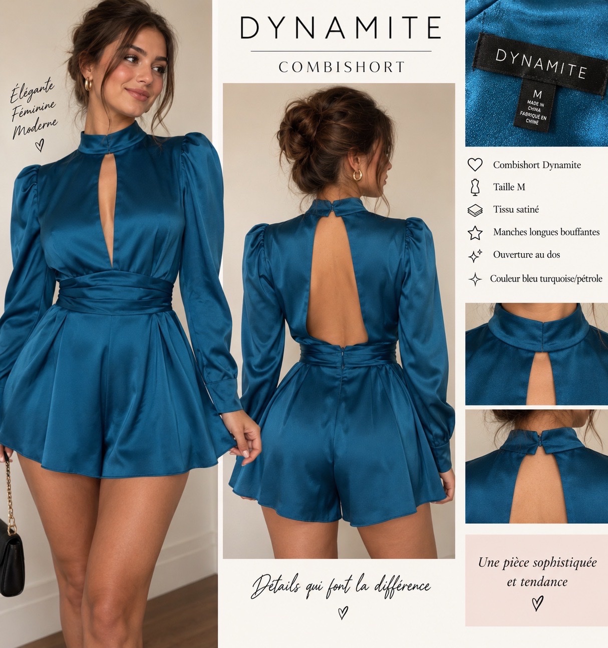 Robe bleue DYNAMITE