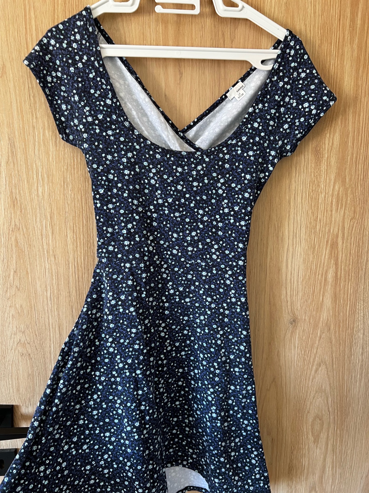 Robe fleurie bleu