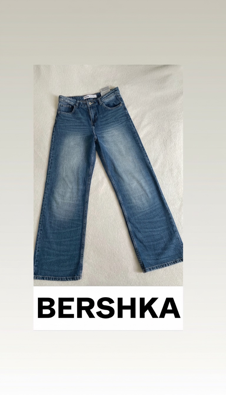 Wide Leg Jeans BSK ❤️
