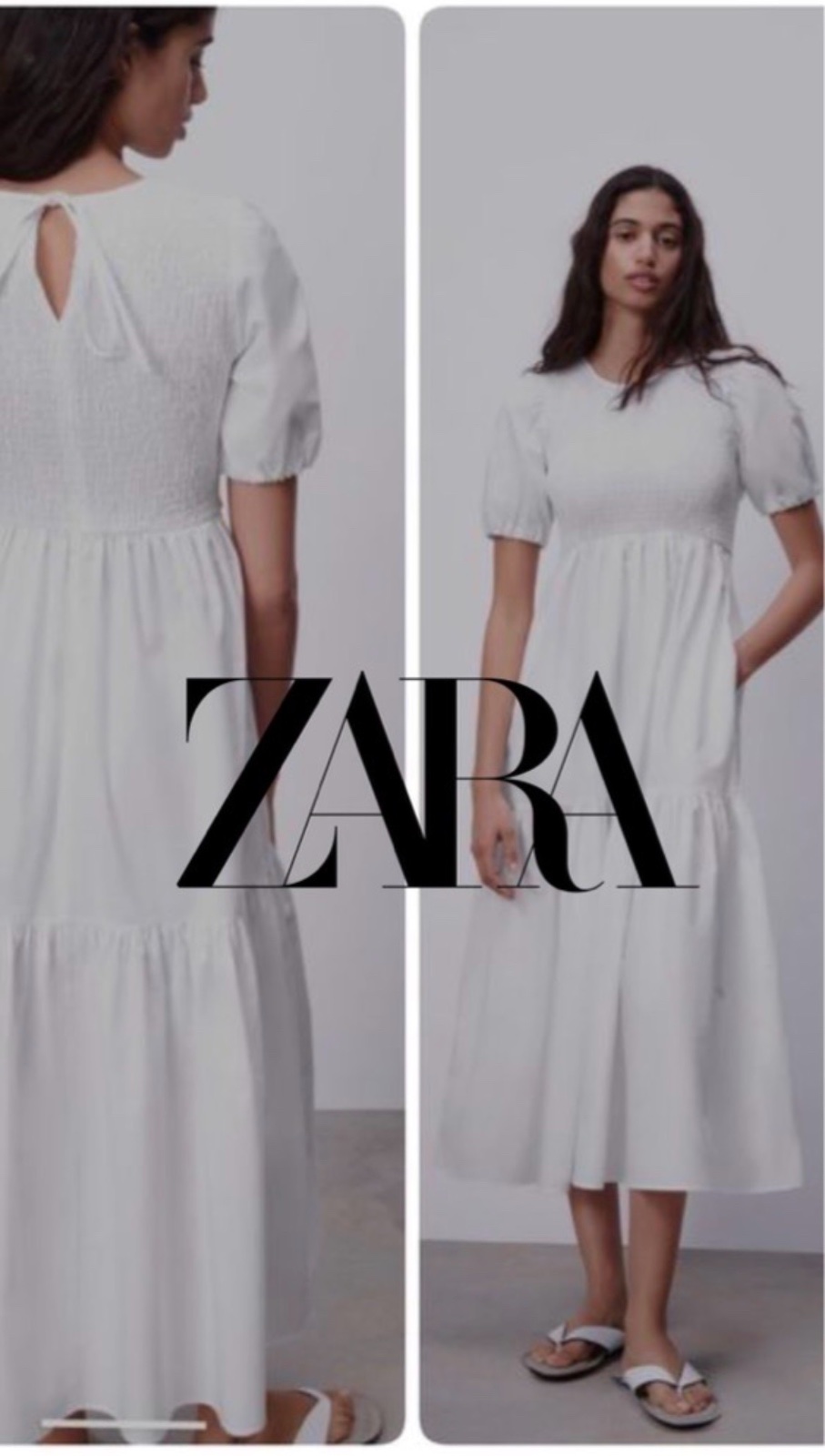 Robe ZARA BLANCHE 🥰🥰