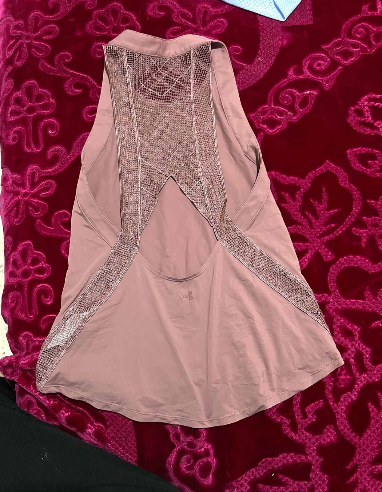 Débardeur under armour rose poudré