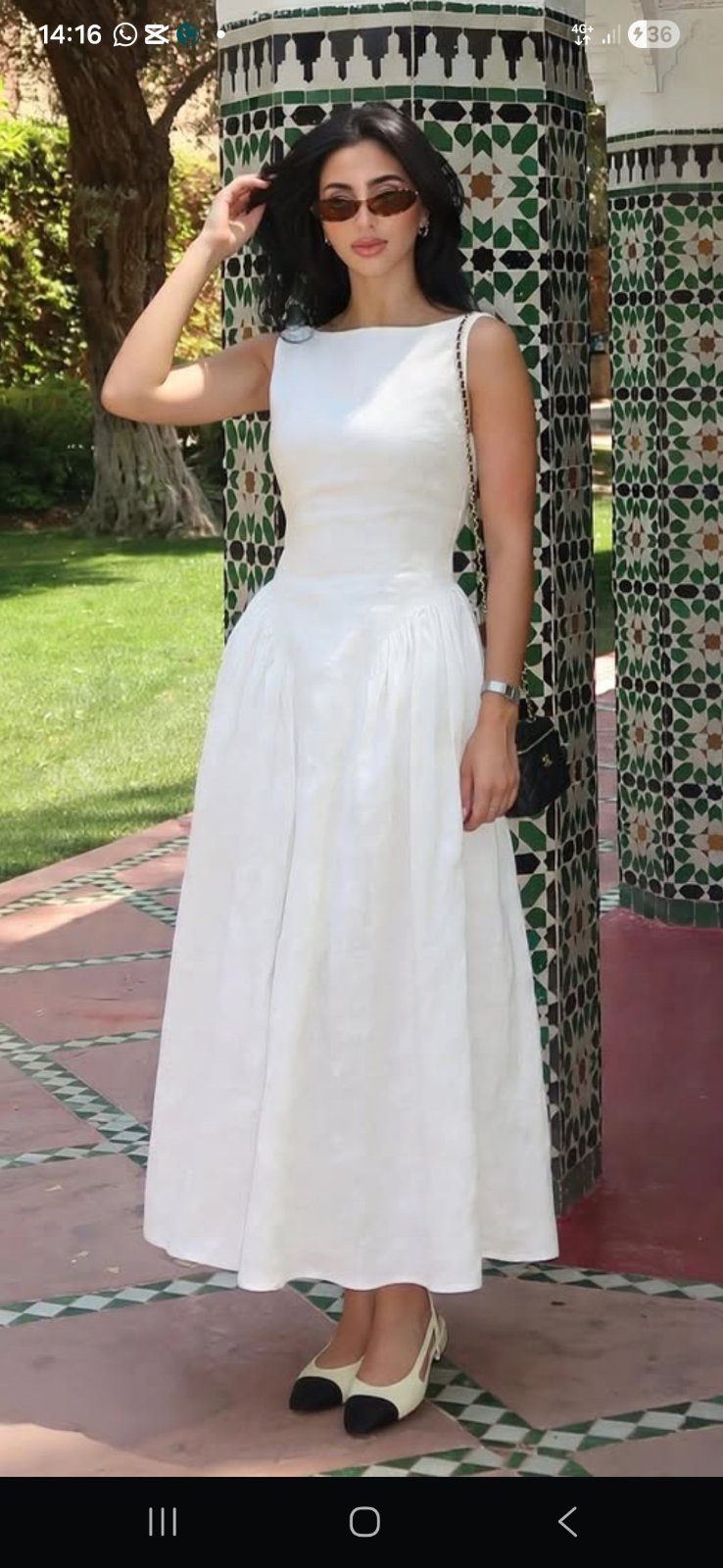 Robe blanc 