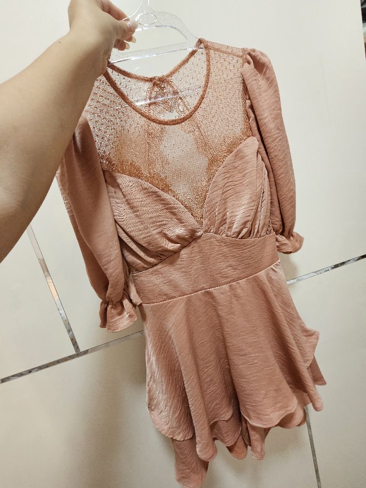 Combishort en rose