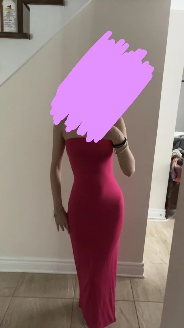 Robe rose