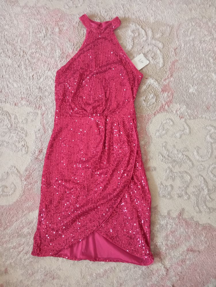 Robe rose soirée 