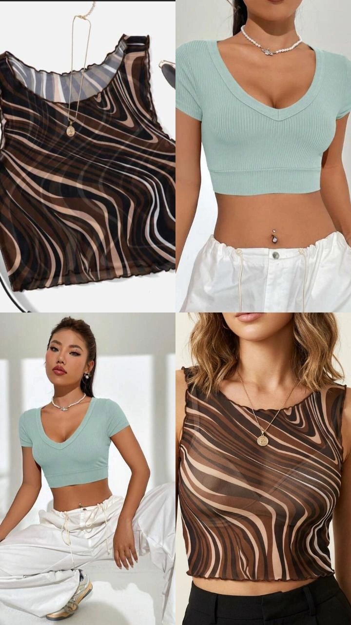 2 tops shein 