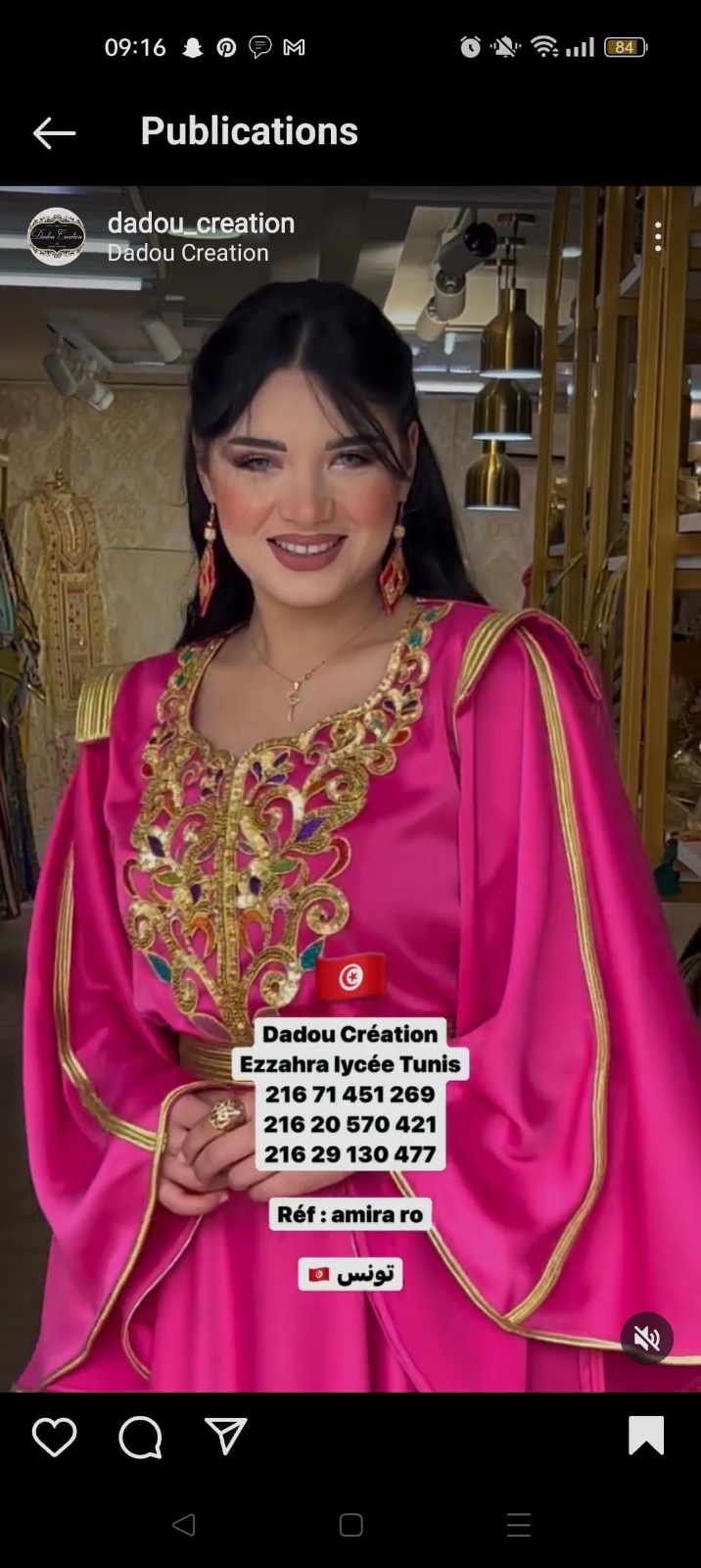 Caftan de chez Dadou Creation
