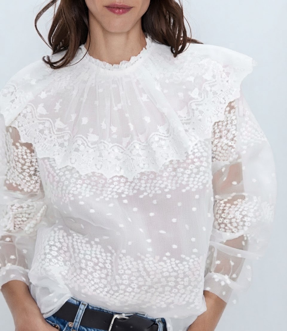 Chemise blanche Zara – Élégante & intemporelle