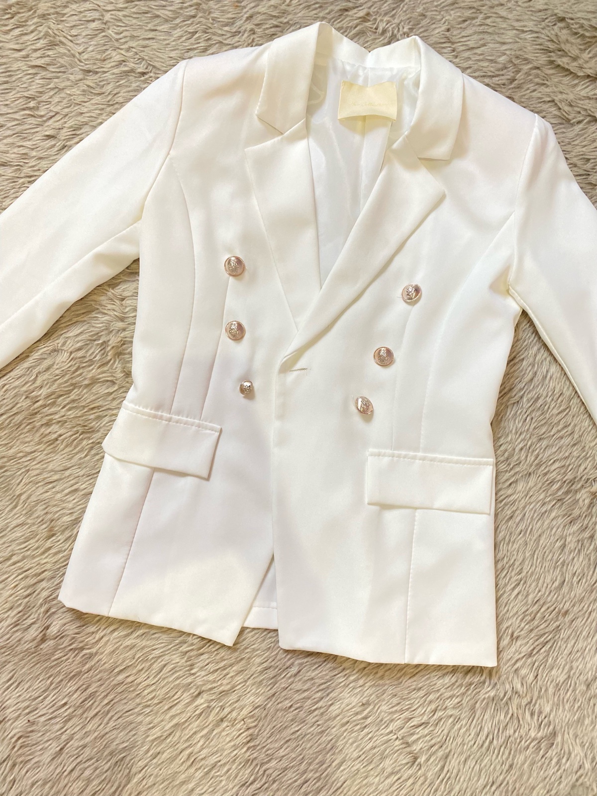 Blazer blanche 6 bouttons 